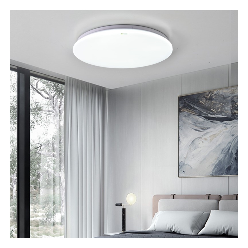 Immax NEO 07156-38 - Lámpara de techo LED regulable ANCORA LED/24W/230V 2700-6500K Wi-Fi + mando a distancia Tuya