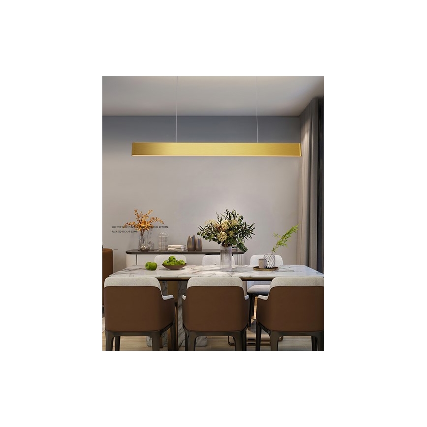 Immax NEO 07157-G120X - LED RGB+CCTW Lámpara colgante regulable MILANO LED/40W/230V Tuya dorado