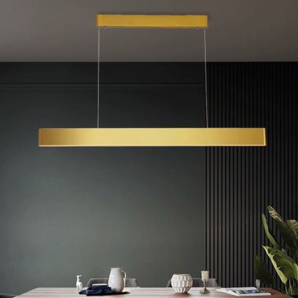 Immax NEO 07157-G120X - LED RGB+CCTW Lámpara colgante regulable MILANO LED/40W/230V Tuya dorado