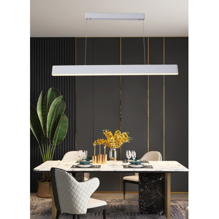 Immax NEO 07157-W120X - LED RGB+CCT Lámpara colgante regulable MILANO LED/40W/230V Tuya blanco