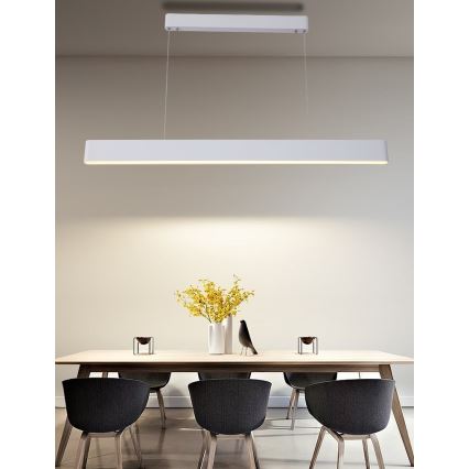 Immax NEO 07157-W120X - LED RGB+CCT Lámpara colgante regulable MILANO LED/40W/230V Tuya blanco