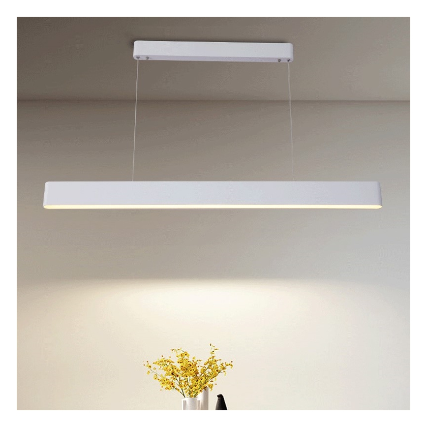 Immax NEO 07157-W120X - LED RGB+CCT Lámpara colgante regulable MILANO LED/40W/230V Tuya blanco