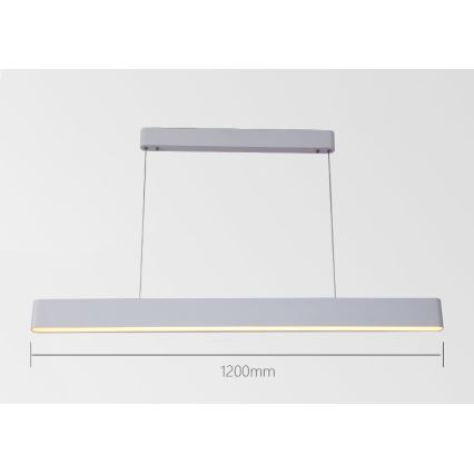 Immax NEO 07157-W120X - LED RGB+CCT Lámpara colgante regulable MILANO LED/40W/230V Tuya blanco