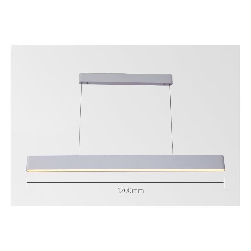 Immax NEO 07157-W120X - LED RGB+CCT Lámpara colgante regulable MILANO LED/40W/230V Tuya blanco