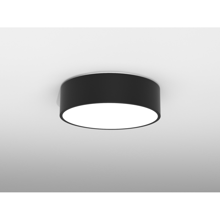 Immax NEO 07200L - Plafón LED regulable RONDATE LED/18W/230V 3000-6000K diá. 25 cm negro Tuya + control remoto