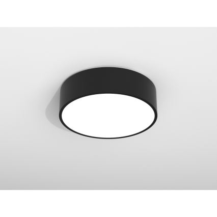 Immax NEO 07200L - Plafón LED regulable RONDATE LED/18W/230V 3000-6000K diá. 25 cm negro Tuya + control remoto