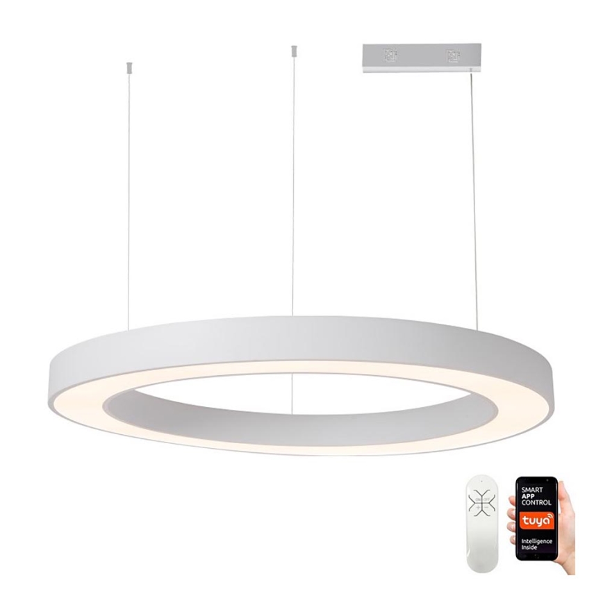 Immax NEO 07214L - Lámpara de araña LED regulable PASTEL LED/68W/230V 2700-6500K blanco 95 cm Tuya + control remoto