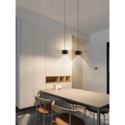 Immax NEO 07219L - Lámpara de araña LED regulable DORMINE LED/6W/230V mate negro Tuya + control remoto