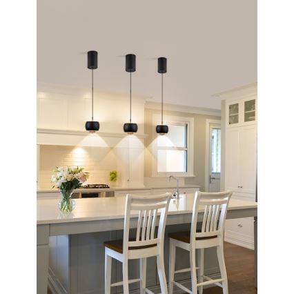 Immax NEO 07219L - Lámpara de araña LED regulable DORMINE LED/6W/230V mate negro Tuya + control remoto