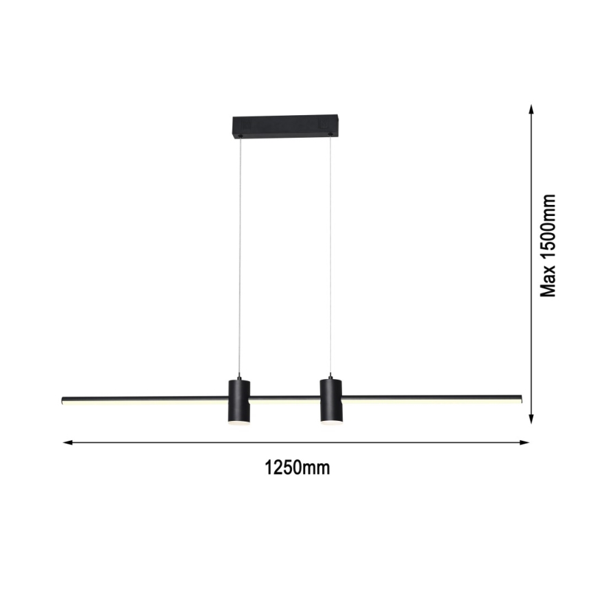 Immax NEO 07230L - Lámpara de araña LED regulable NEO LITE ESTRELAS LED/30W/230V 2700-6500K Wi-Fi Tuya + control remoto