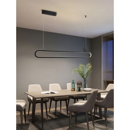 Immax NEO 07231L - Lámpara de araña LED regulable NEO LITE OVALE LED/50W/230V 2700-6500K Wi-Fi Tuya + control remoto