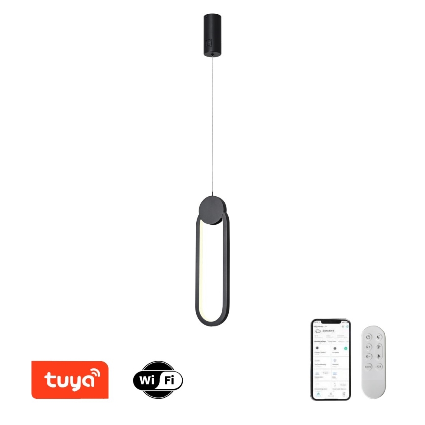 Immax NEO 07232L - Lámpara de araña LED regulable NEO LITE OVALE LED/22W/230V 2700-6500K Wi-Fi Tuya + control remoto
