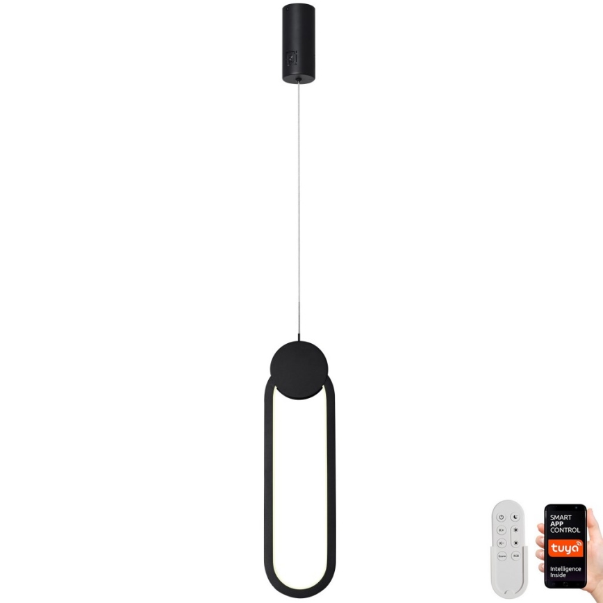 Immax NEO 07232L - Lámpara de araña LED regulable NEO LITE OVALE LED/22W/230V 2700-6500K Wi-Fi Tuya + control remoto