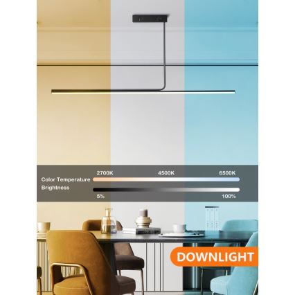 Immax NEO 07235L - Lámpara colgante LED regulable NEO LITE ASTA LED/28W/230V Wi-Fi Tuya 2700-6500K + control remoto