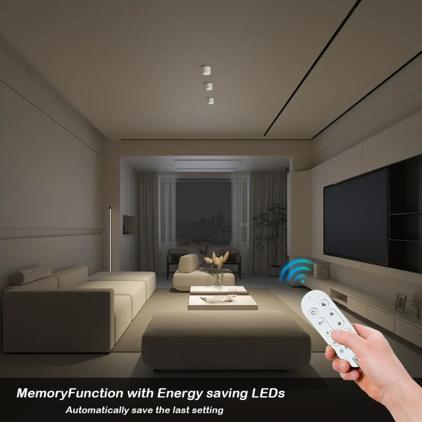 Immax NEO 07241L - Lámpara de techo LED regulable RONDATE LED/18W/230V 11,5cm Wi-Fi Tuya