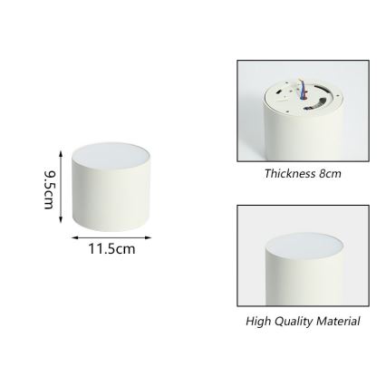 Immax NEO 07241L - Lámpara de techo LED regulable RONDATE LED/18W/230V 11,5cm Wi-Fi Tuya