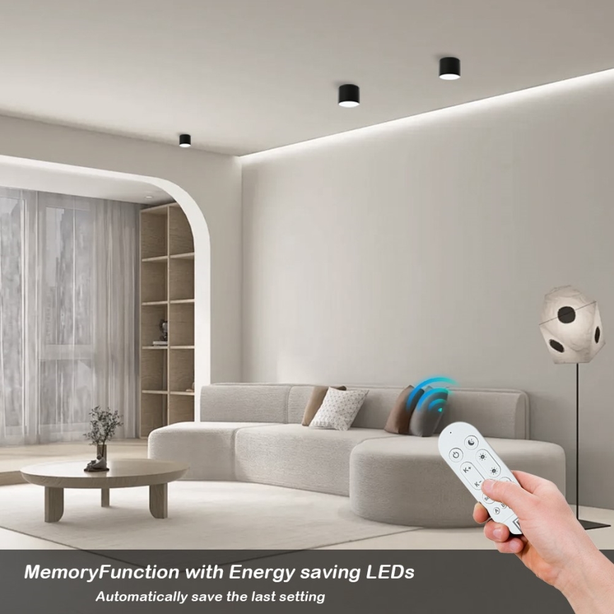 Immax NEO 07242L - Lámpara de techo LED regulable RONDATE LED/18W/230V 11,5 cm Wi-Fi Tuya