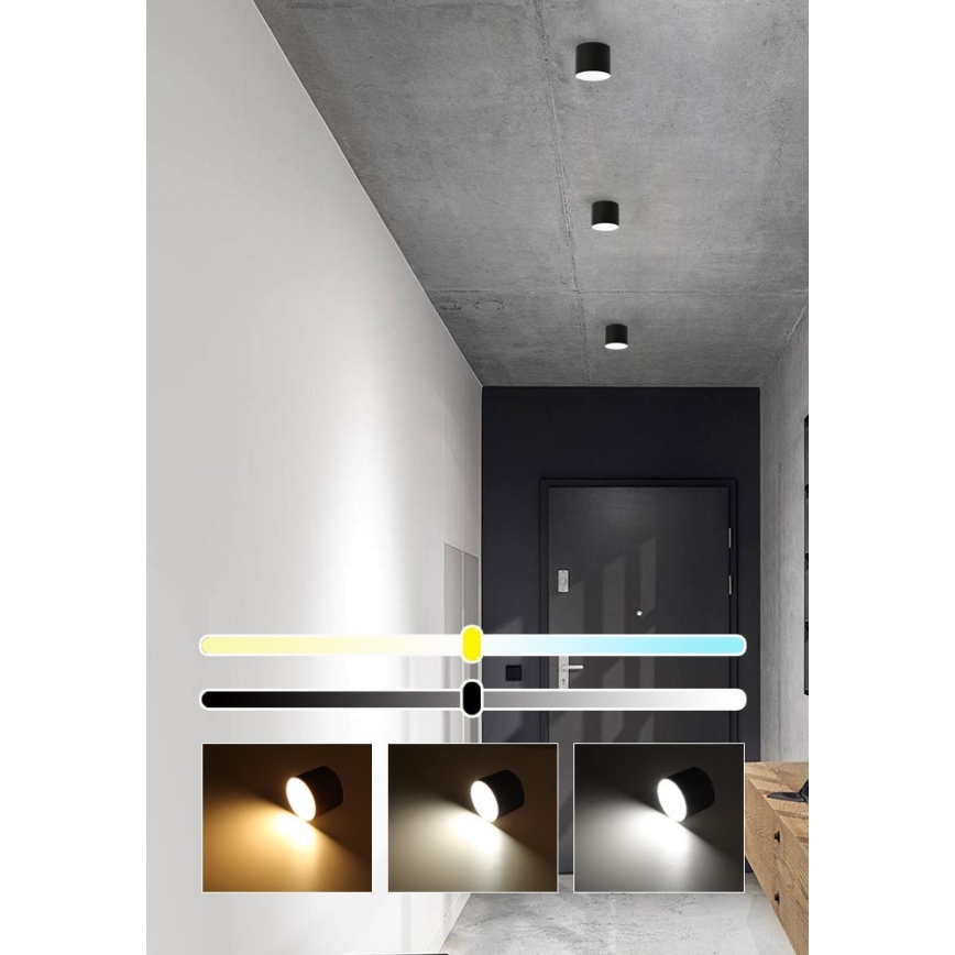 Immax NEO 07242L - Lámpara de techo LED regulable RONDATE LED/18W/230V 11,5 cm Wi-Fi Tuya
