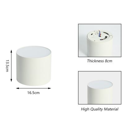 Immax NEO 07243L - Lámpara de techo LED regulable RONDATE LED/32W/230V 16,5 cm Wi-Fi Tuya