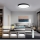 Immax NEO 07249L - Plafón LED regulable NEO LITE SEMPLICI LED/48W/230V 3000-6000K Wi-Fi Tuya negro + control remoto