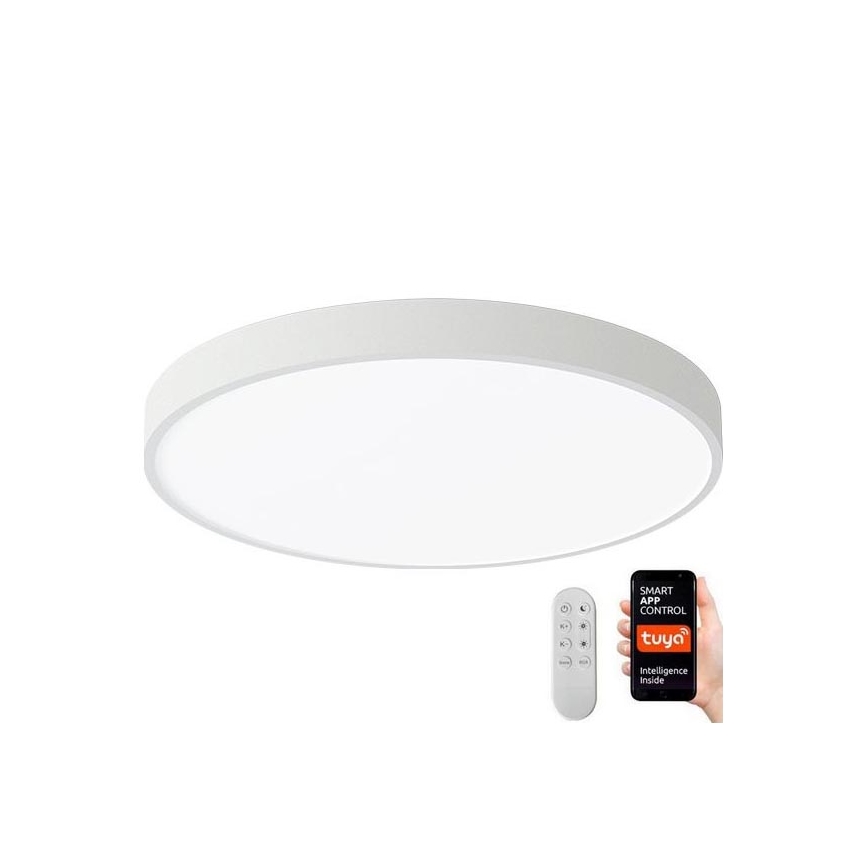 Immax NEO 07251L - Plafón LED regulable NEO LITE SEMPLICI LED/36W/230V 3000-6000K Wi-Fi Tuya blanco + control remoto