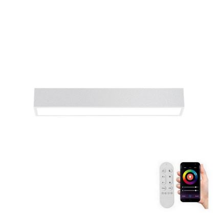 Immax NEO 07257L - Plafón LED regulable NEO LITE LUNGO LED/20W/230V 3000-6000K Wi-Fi Tuya blanco + control remoto