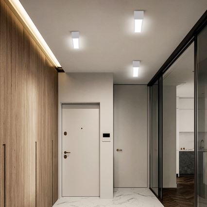 Immax NEO 07257L - Plafón LED regulable NEO LITE LUNGO LED/20W/230V 3000-6000K Wi-Fi Tuya blanco + control remoto