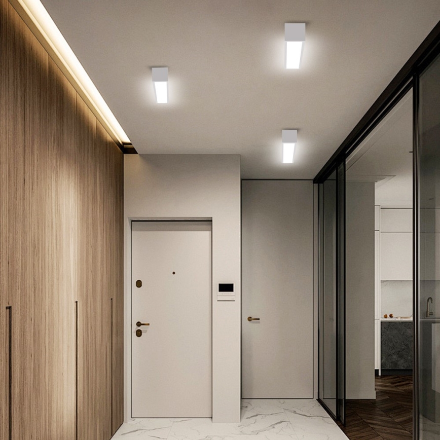 Immax NEO 07257L - Plafón LED regulable NEO LITE LUNGO LED/20W/230V 3000-6000K Wi-Fi Tuya blanco + control remoto