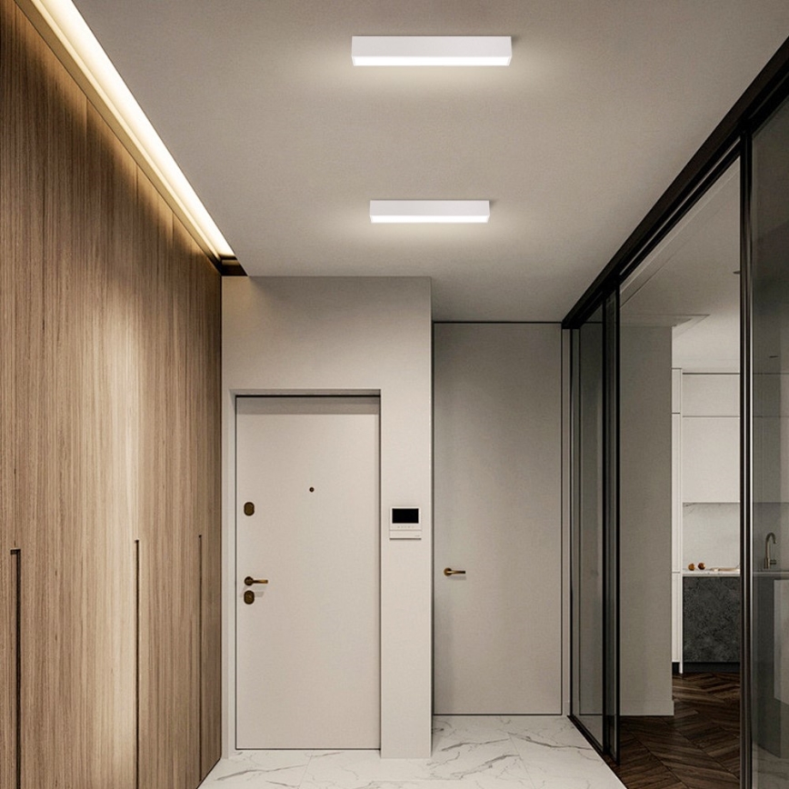 Immax NEO 07257L - Plafón LED regulable NEO LITE LUNGO LED/20W/230V 3000-6000K Wi-Fi Tuya blanco + control remoto