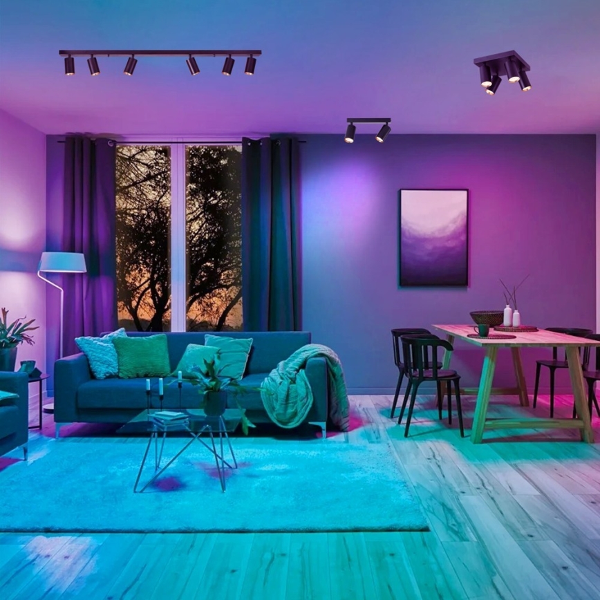 Immax NEO 07262W - LED RGB+CCT Foco regulable NEO LITE PUNTO 2xGU10/6W/230V Wi-Fi Tuya