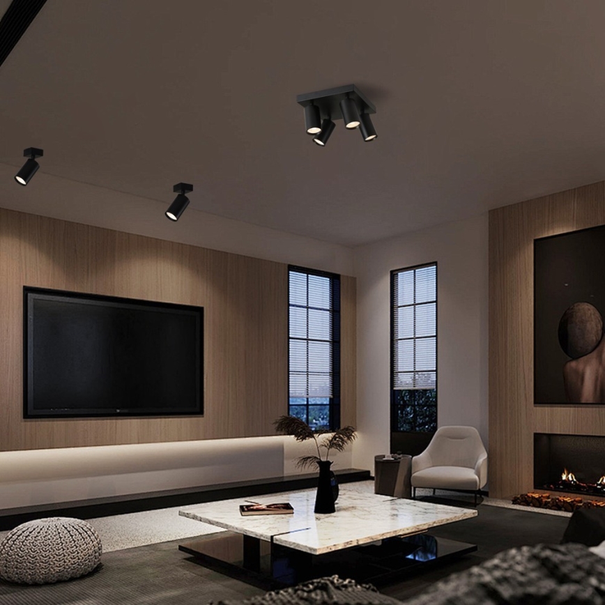 Immax NEO 07266W - LED RGB+CCT Foco regulable NEO LITE PUNTO 4xGU10/6W/230V Wi-Fi Tuya