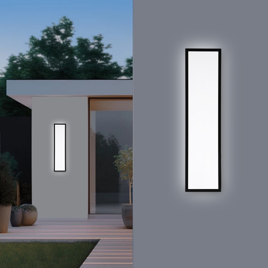 Immax NEO 07278L - Luz de techo LED regulable para baño NEO LITE FRAME LED/50W/230V IP44 Wi-Fi Tuya + control remoto negro