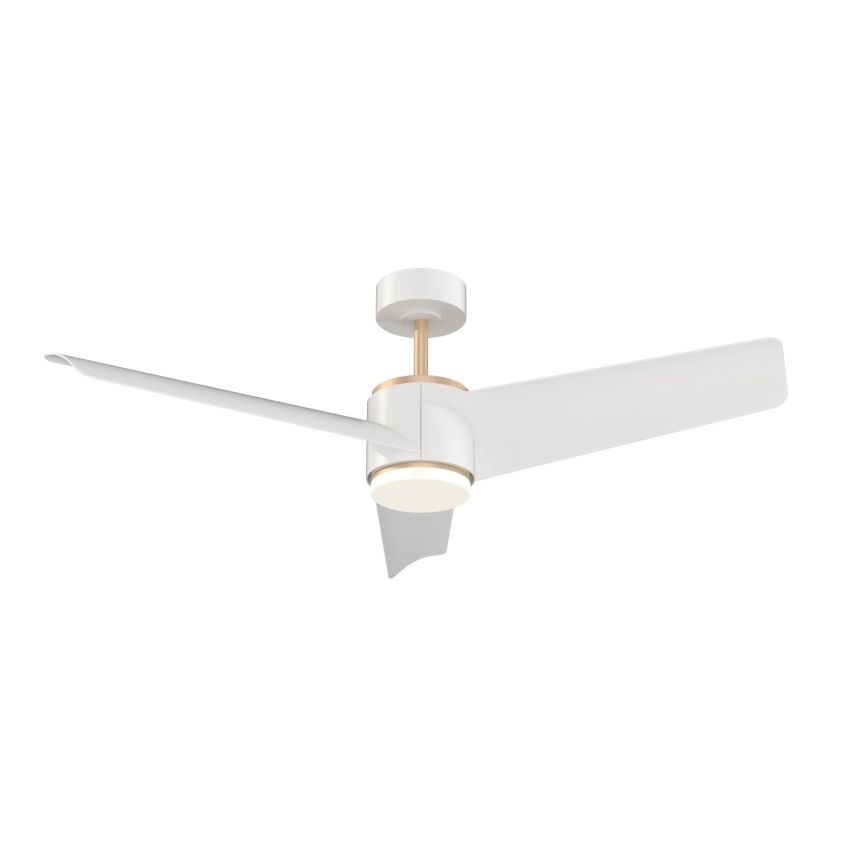 Immax NEO 07281L - Ventilador de techo regulable LED+CCT BEAUTY LED/18W/230V 3000/4000/6000K Wi-Fi Tuya Ø 132 cm + mando a distancia