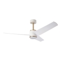 Immax NEO 07281L - Ventilador de techo LED+CCT regulable BEAUTY LED/18W/230V 3000/4000/6000K Wi-Fi Tuya + mando a distancia