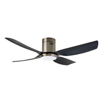 Immax NEO 07282L - Ventilador de techo con luz LED+CCT regulable PURE LED/24W/230V 3000/4000/6000K Wi-Fi Tuya + mando a distancia