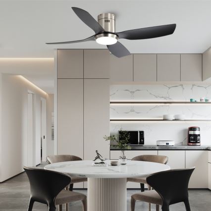 Immax NEO 07282L - Ventilador de techo con luz LED+CCT regulable PURE LED/24W/230V 3000/4000/6000K Wi-Fi Tuya + mando a distancia