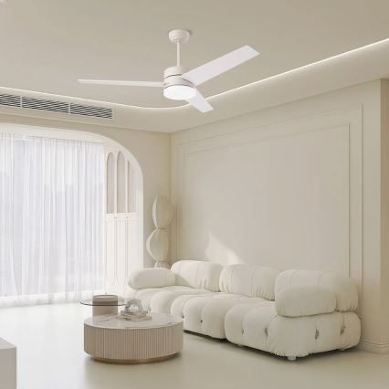 Immax NEO 07284L - Ventilador de techo regulable LED+CCT VARIABLE LED/24W/230V 3000/4000/6000K Wi‑Fi Tuya + mando a distancia