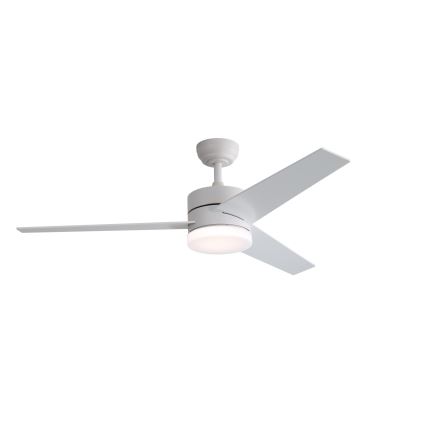 Immax NEO 07284L - ventilador de techo regulable LED+CCT VARIABLE LED/24W/230V 3000/4000/6000K Wi-Fi Tuya diámetro 132 cm + mando a distancia