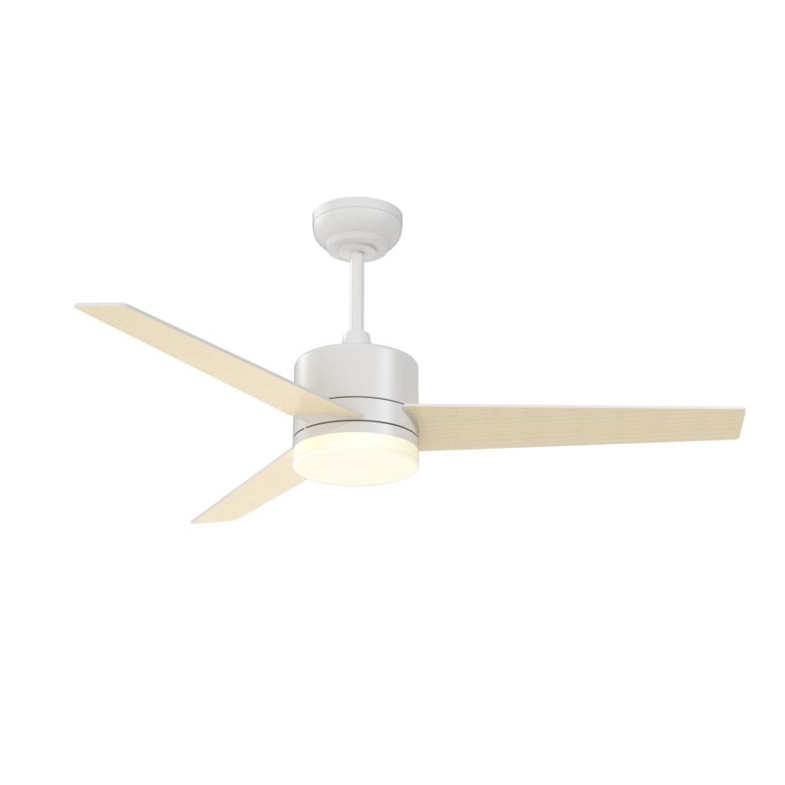 Immax NEO 07284L - ventilador de techo regulable LED+CCT VARIABLE LED/24W/230V 3000/4000/6000K Wi-Fi Tuya diámetro 132 cm + mando a distancia