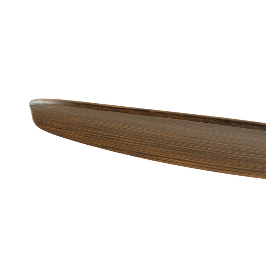 Immax NEO 07286L - Ventilador de techo LED WAVE/18W/230V Wi‑Fi Tuya, marrón Ø 132 cm + mando a distancia