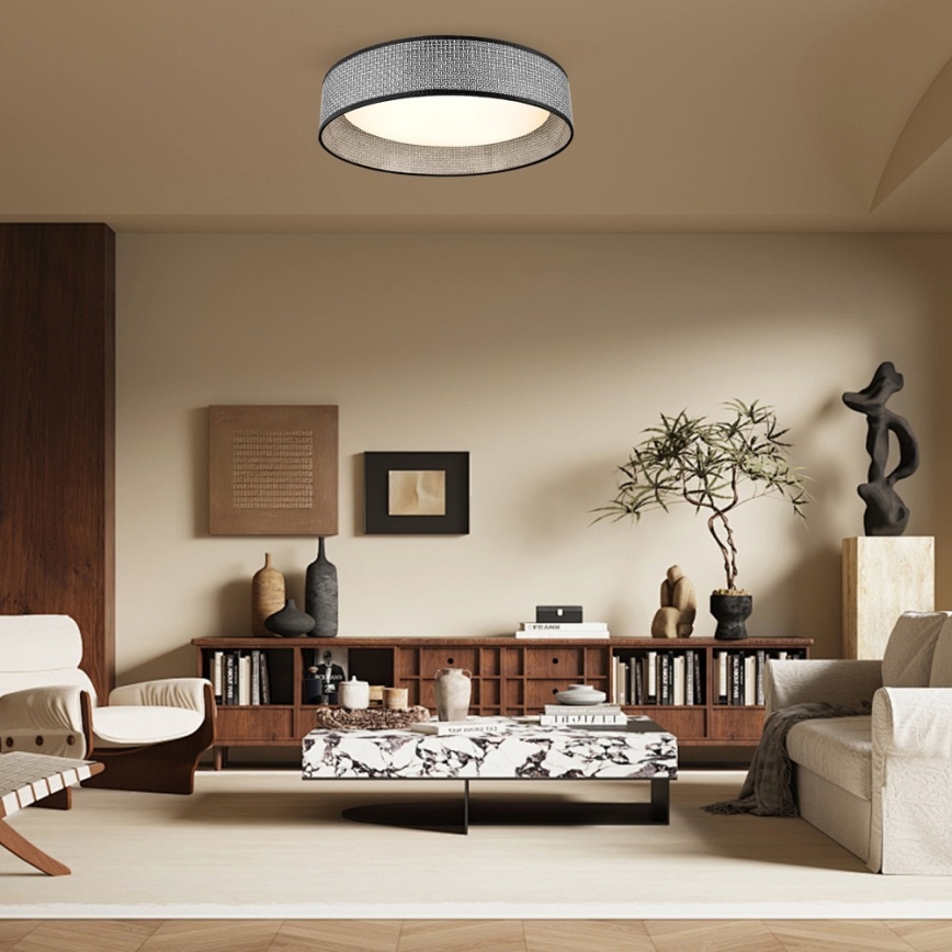 Immax NEO 07287L - LED+CCT Luminaria de techo regulable LONA LED/36W/230V 3000-6000K Wi-Fi Tuya Ø 45,5 cm + mando a distancia