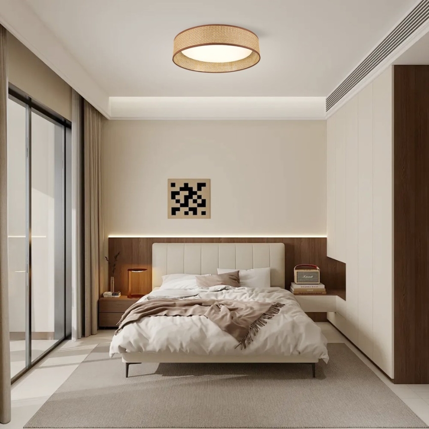 Immax NEO 07288L - Luminaria de techo regulable LED+CCT LONA LED/36W/230V 3000-6000K Wi-Fi Tuya Ø 45,5 cm + mando a distancia