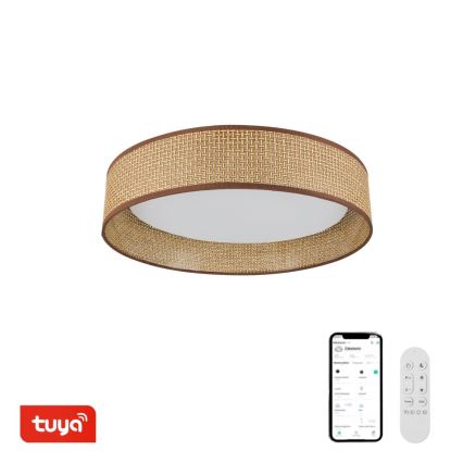 Immax NEO 07288L - Luminaria de techo regulable LED+CCT LONA LED/36W/230V 3000-6000K Wi-Fi Tuya Ø 45,5 cm + mando a distancia