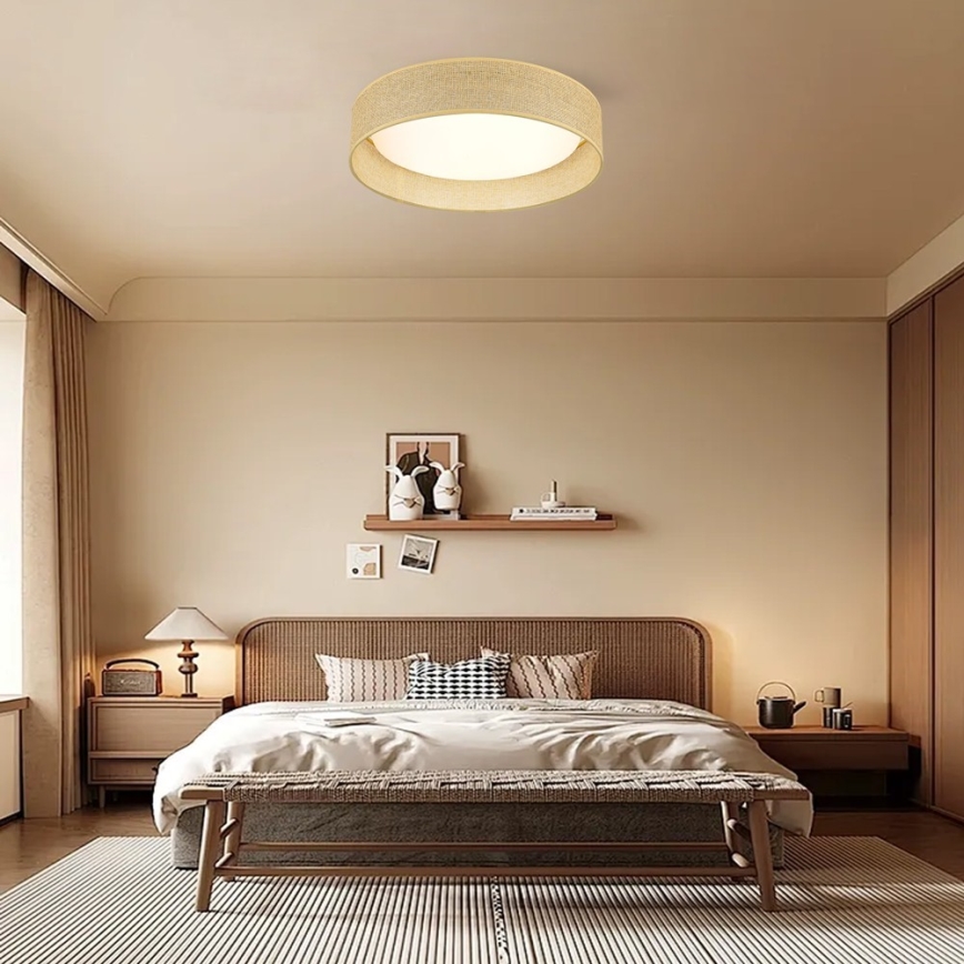 Immax NEO 07289L - LED+CCT Luminaria de techo regulable LONA LED/36W/230V 3000-6000K Wi-Fi Tuya Ø 45,5 cm + mando a distancia