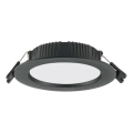 Immax NEO 07294L - Downlight empotrable LED regulable DOWN LED/12W/230V Wi‑Fi, Ø 12 cm, negro