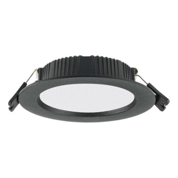 Immax NEO 07294L - Downlight empotrable LED regulable DOWN LED/12W/230V Wi‑Fi, Ø 12 cm, negro