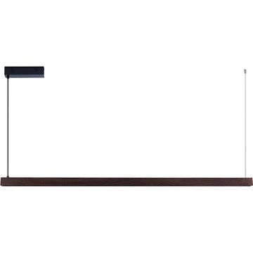 Immax NEO 07301L - Lámpara colgante LED regulable con cable MADEIRA LED/33W/230V Wi-Fi Tuya 152 cm nogal + mando a distancia