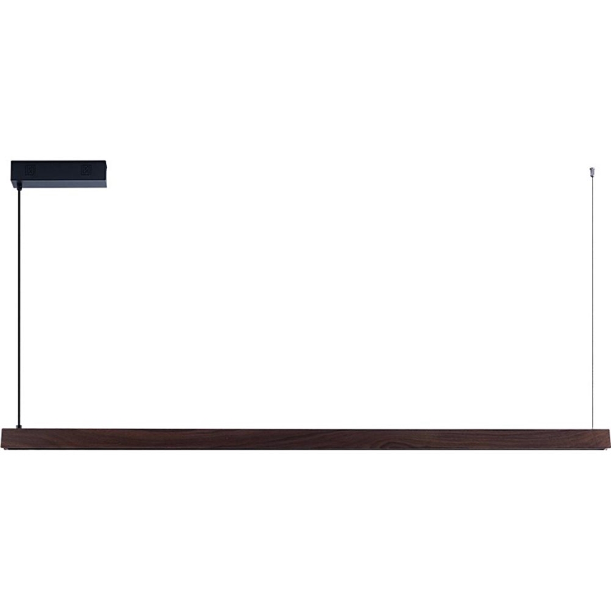 Immax NEO 07301L - Lámpara colgante LED regulable con cable MADEIRA LED/33W/230V Wi-Fi Tuya 152 cm nogal + mando a distancia