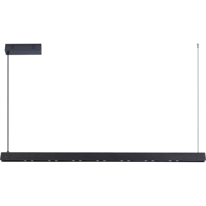 Immax NEO 07306L - Lámpara colgante LED regulable con cable MADEIRA LED/26 W/230 V Wi‑Fi Tuya 122 cm negra + mando a distancia