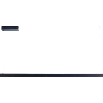 Immax NEO 07307L - Lámpara colgante LED regulable con cable MADEIRA LED/33W/230V Wi-Fi Tuya 152 cm negro + mando a distancia